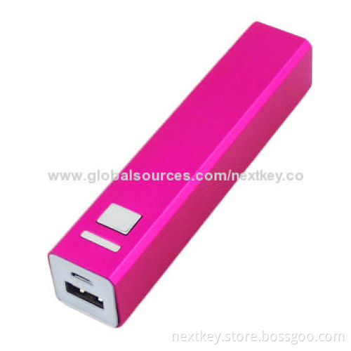 USB Portable power bank 2,600mAh for mobile, tablet PC